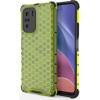 Hurtel Honeycomb Case armor cover with TPU Bumper for Xiaomi Redmi K40 Pro+ / K40 Pro / K40 / Poco F3 green - (Honeycomb Xiaomi POCO F3/Redmi K40 Green)