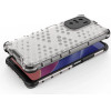Hurtel Honeycomb Case armor cover with TPU Bumper for Xiaomi Redmi K40 Pro+ / K40 Pro / K40 / Poco F3 transparent - (Honeycomb Xiaomi POCO F3/Redmi K40 Transparent)