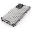 Hurtel Honeycomb Case armor cover with TPU Bumper for Xiaomi Redmi K40 Pro+ / K40 Pro / K40 / Poco F3 transparent - (Honeycomb Xiaomi POCO F3/Redmi K40 Transparent)