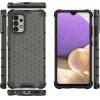Hurtel Honeycomb case armored cover with a gel frame for Samsung Galaxy A03s (166.5) black - (Honeycomb Samsung A03S (166.5) Black)