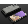 Hurtel Honeycomb case armored cover with a gel frame for Samsung Galaxy A03s (166.5) black - (Honeycomb Samsung A03S (166.5) Black)