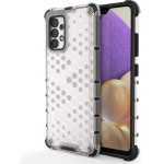 Hurtel Honeycomb case armored cover with a gel frame for Samsung Galaxy A13 5G transparent - (Honeycomb Samsung A13 Transparent)