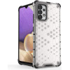 Hurtel Honeycomb case armored cover with a gel frame for Samsung Galaxy A13 5G transparent - (Honeycomb Samsung A13 Transparent)