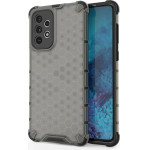 Hurtel Honeycomb case armored cover with a gel frame for Samsung Galaxy A73 black - (Honeycomb Samsung A73 Black)