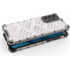 Hurtel Honeycomb case armored cover with a gel frame for Samsung Galaxy A73 blue - (Honeycomb Samsung A73 Blue)