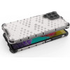 Hurtel Honeycomb case armored cover with a gel frame for Samsung Galaxy M53 5G transparent - (Honeycomb Samsung M53 Transparent)