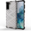 Hurtel Honeycomb case armored cover with a gel frame for Samsung Galaxy S22 + (S22 Plus) transparent - (Honeycomb Samsung S22 Plus Transparent)