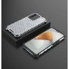 Hurtel Honeycomb case armored cover with a gel frame for Vivo V23 5G transparent - (Honeycomb Vivo V23 5G Transparent)