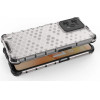 Hurtel Honeycomb case armored cover with a gel frame Realme C31 transparent - (Honeycomb REALME C31 Transparent)