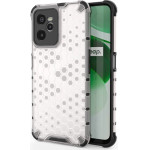Hurtel Honeycomb case armored cover with a gel frame Realme C35 transparent - (Honeycomb REALME C35 Transparent)