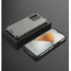 Hurtel Honeycomb case armored cover with a gel frame Vivo V23 5G black - (Honeycomb Vivo V23 5G Black)