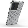 Hurtel Honeycomb case armored cover with a gel frame Vivo V23 5G black - (Honeycomb Vivo V23 5G Black)