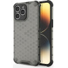 Hurtel Honeycomb case for iPhone 14 Pro armored hybrid cover black - (Honeycomb IPHONE 14 PRO Black)