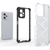 Hurtel Honeycomb case for Xiaomi Redmi Note 12 5G / Poco X5 5G armored hybrid cover black - (Honeycomb Xiaomi Poco X5/Redmi Note 12 5G Black)