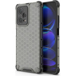 Hurtel Honeycomb case for Xiaomi Redmi Note 12 Pro+ armored hybrid cover black - (Honeycomb Xiaomi Redmi Note 12 Pro + Black)