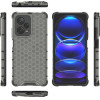 Hurtel Honeycomb case for Xiaomi Redmi Note 12 Pro+ armored hybrid cover black - (Honeycomb Xiaomi Redmi Note 12 Pro + Black)