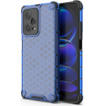 Hurtel Honeycomb case for Xiaomi Redmi Note 12 Pro+ armored hybrid cover blue - (Honeycomb Xiaomi Redmi Note 12 Pro + Blue)