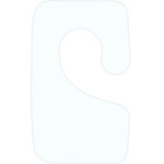 Hurtel Hook pendant 35x22 mm right with rubber glue 1000 pcs/roll - (#1ZH01)