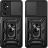 Hurtel Hybrid Armor Camshield case for Samsung M54 with camera cover - black - (Hybrid Armor Camshield Samsung M54 BLACK)