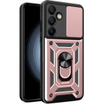 Hurtel Hybrid Armor Camshield with Stand and Camera Cover for Samsung Galaxy A56 - Pink - (Hybrid Armor Camshield Samsung Galaxy A56 Pink)