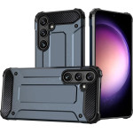 Hurtel Hybrid Armor Case for Samsung Galaxy S24 FE Armored Hybrid Case - Blue - (Hybrid Armor Samsung Galaxy S24 FE Blue)