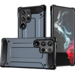 Hurtel Hybrid Armor Case for Samsung Galaxy S25 Ultra Armored Hybrid Case - Blue - (Hybrid Armor Samsung Galaxy S25 Ultra Blue)