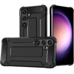 Hurtel Hybrid Armor Case for Samsung Galaxy S25+ - Black - (Hybrid Armor Samsung Galaxy S25+ Black)