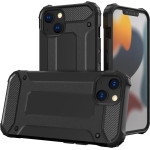 Hurtel Hybrid Armor case iPhone 14 Plus armored hybrid case black - (Hybrid Armor IPHONE 14 Plus BLACK)