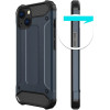 Hurtel Hybrid Armor case iPhone 14 Plus armored hybrid case black - (Hybrid Armor IPHONE 14 Plus BLACK)