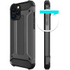 Hurtel Hybrid Armor case iPhone 14 Pro armored hybrid case black - (Hybrid Armor IPHONE 14 PRO BLACK)