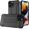 Hurtel Hybrid Armor Case Tough Rugged Cover for iPhone 13 Pro black - (Hybrid Armor iPhone 13 6,1 PRO Black)