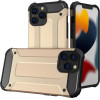 Hurtel Hybrid Armor Case Tough Rugged Cover for iPhone 13 Pro golden - (Hybrid Armor iPhone 13 6,1 PRO Gold)