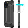 Hurtel Hybrid Armor Case Tough Rugged Cover for iPhone 13 Pro silver - (Hybrid Armor iPhone 13 6,1 PRO Silver)