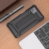 Hurtel Hybrid Armor Case Tough Rugged Cover for Samsung Galaxy A22 4G blue - (Hybrid Armor Samsung Galaxy A22 4G Blue)