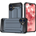 Hurtel Hybrid Armor iPhone 16 Case - Blue - (Hybrid Armor iPhone 16 blue)