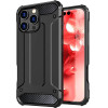 Hurtel Hybrid Armor iPhone 16 Pro Case - Black - (Hybrid Armor iPhone 16 Pro black)