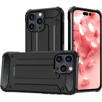 Hurtel Hybrid Armor iPhone 16 Pro Max Case - Black - (Hybrid Armor iPhone 16 Pro Max black)