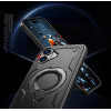 Hurtel Hybrid Armor Trendy Case with MagSafe for iPhone 16 Plus - Black - (Hybrid Armor Trendy color matching MagSafe iPhone 16 Plus black)