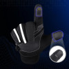Hurtel Insulated, anti-slip sports phone gloves (size XL) - black - (Touchscreen gloves thickened 4 XL black)
