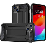 Hurtel iPhone 15 Plus Hybrid Armor case - black - (Hybrid Armor IPHONE 15 PLUS BLACK)