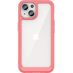 Hurtel iPhone 15 Plus Outer Space reinforced case with a flexible frame - red - (Outer Space Case IPHONE 15 PLUS RED)