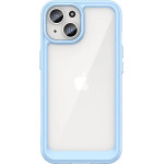 Hurtel iPhone 15 Plus Outer Space Reinforced Case with Flexible Frame - Blue - (Outer Space Case IPHONE 15 PLUS BLUE)