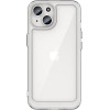 Hurtel iPhone 15 Plus Outer Space reinforced case with flexible frame - transparent - (Outer Space Case IPHONE 15 PLUS TRANSPARENT)
