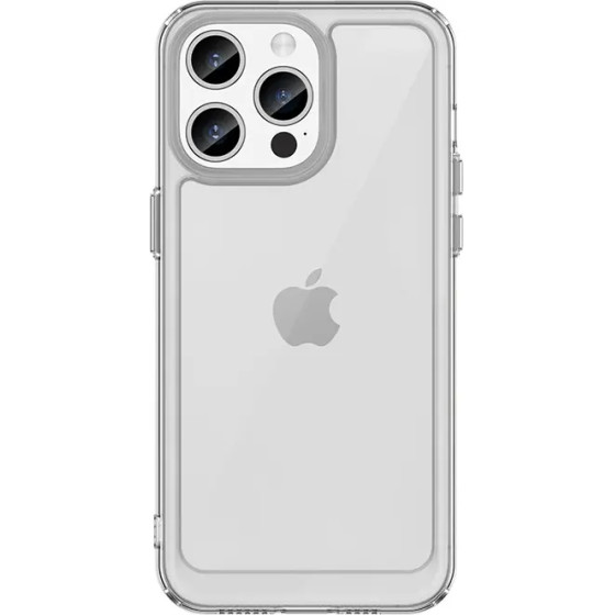 Hurtel iPhone 15 Pro Max Outer Space reinforced case with a flexible frame - transparent - (Outer Space Case IPHONE 15 PRO MAX TRANSPARENT)
