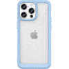 Hurtel iPhone 15 Pro Max Outer Space Reinforced Case with Flexible Frame - Blue - (Outer Space Case IPHONE 15 PRO MAX BLUE)