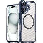 Hurtel Leading Series MagSafe Silicone Case for iPhone 16 - Blue - (Leading series MagSafe Iphone 16 blue)