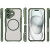 Hurtel Leading Series MagSafe Silicone Case for iPhone 16 - Green - (Leading series MagSafe Iphone 16 green)
