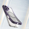 Hurtel Leading Series MagSafe Silicone Case for iPhone 16 - Purple - (Leading series MagSafe Iphone 16 purple)