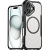 Hurtel Leading Series MagSafe Silicone Case for iPhone 16 Plus - Black - (Leading series MagSafe Iphone 16 Plus black)