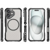 Hurtel Leading Series MagSafe Silicone Case for iPhone 16 Plus - Black - (Leading series MagSafe Iphone 16 Plus black)